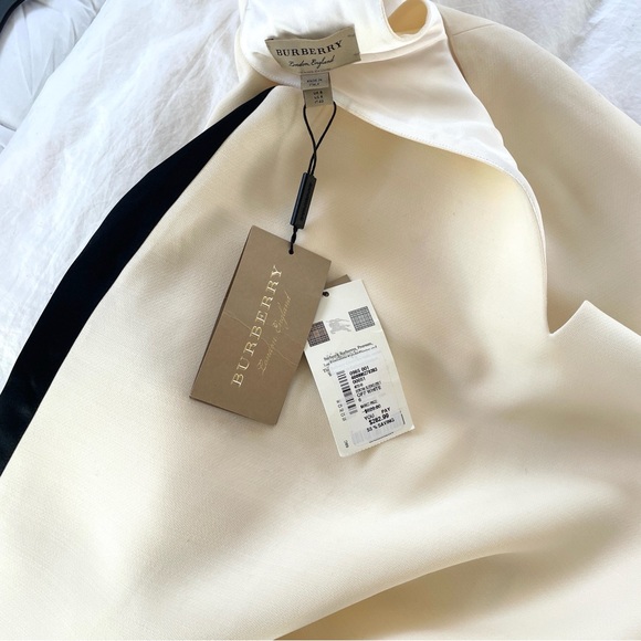 BURBERRY wool Derora racing stripe top NWT imperfect - Picture 5 of 7